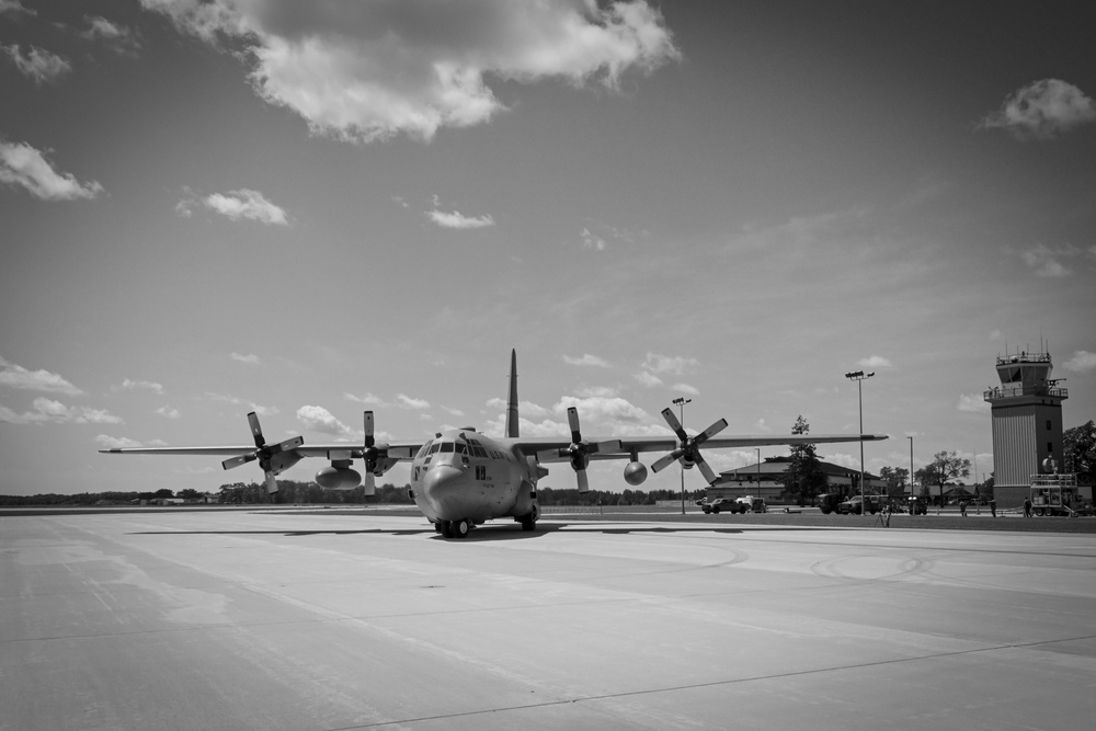 182nd Airlift Wing arrives at Northern Strike 19