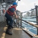 USS Leyte Gulf Conducts a RAS with USNS Arctic