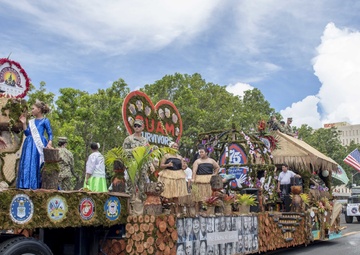Seabees, Guam locals participate in 75th Liberation Day Parade