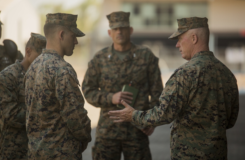 III MEF CG visits MRF-D Marines