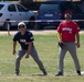 Soldiers participate in international baseball game