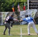 Soldiers participate in international baseball game