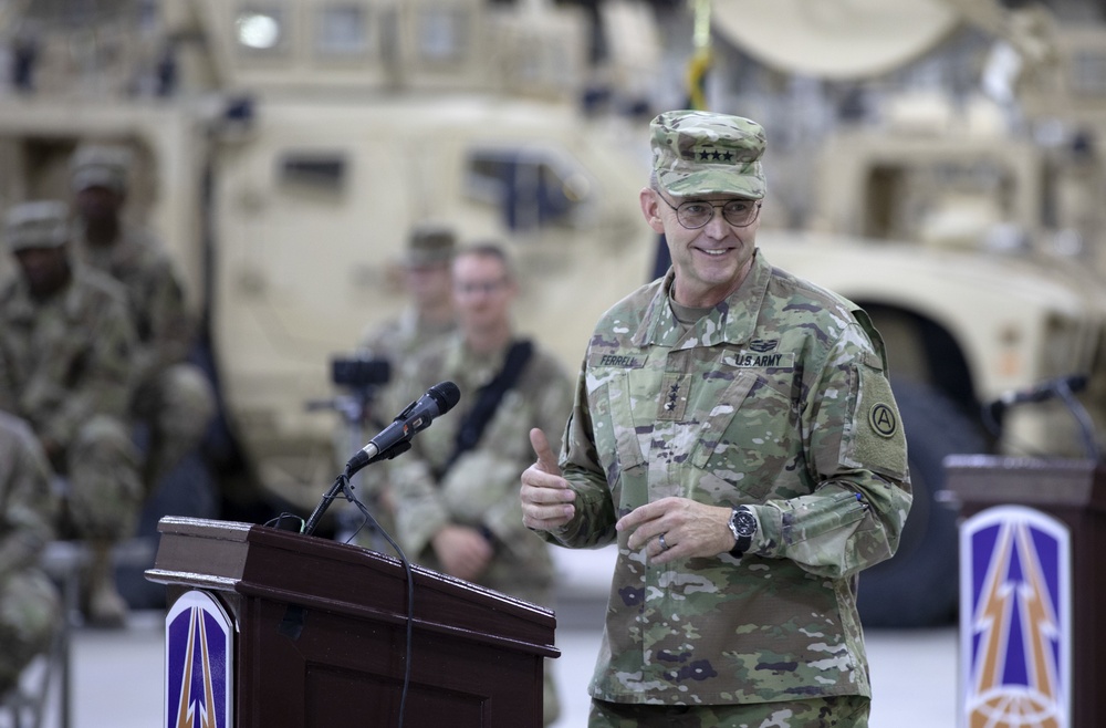 USARCENT Commanding General Speaks at Change of Command