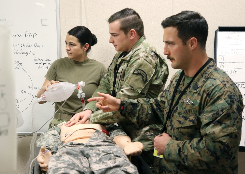 Students Train To Become Special Operations Medics