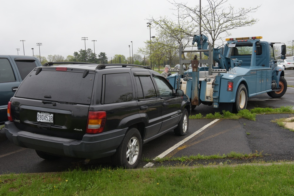 New program clears base of abandoned vehicles