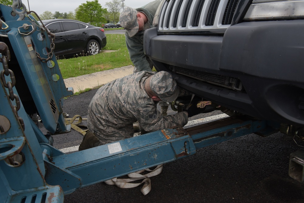 New program clears base of abandoned vehicles
