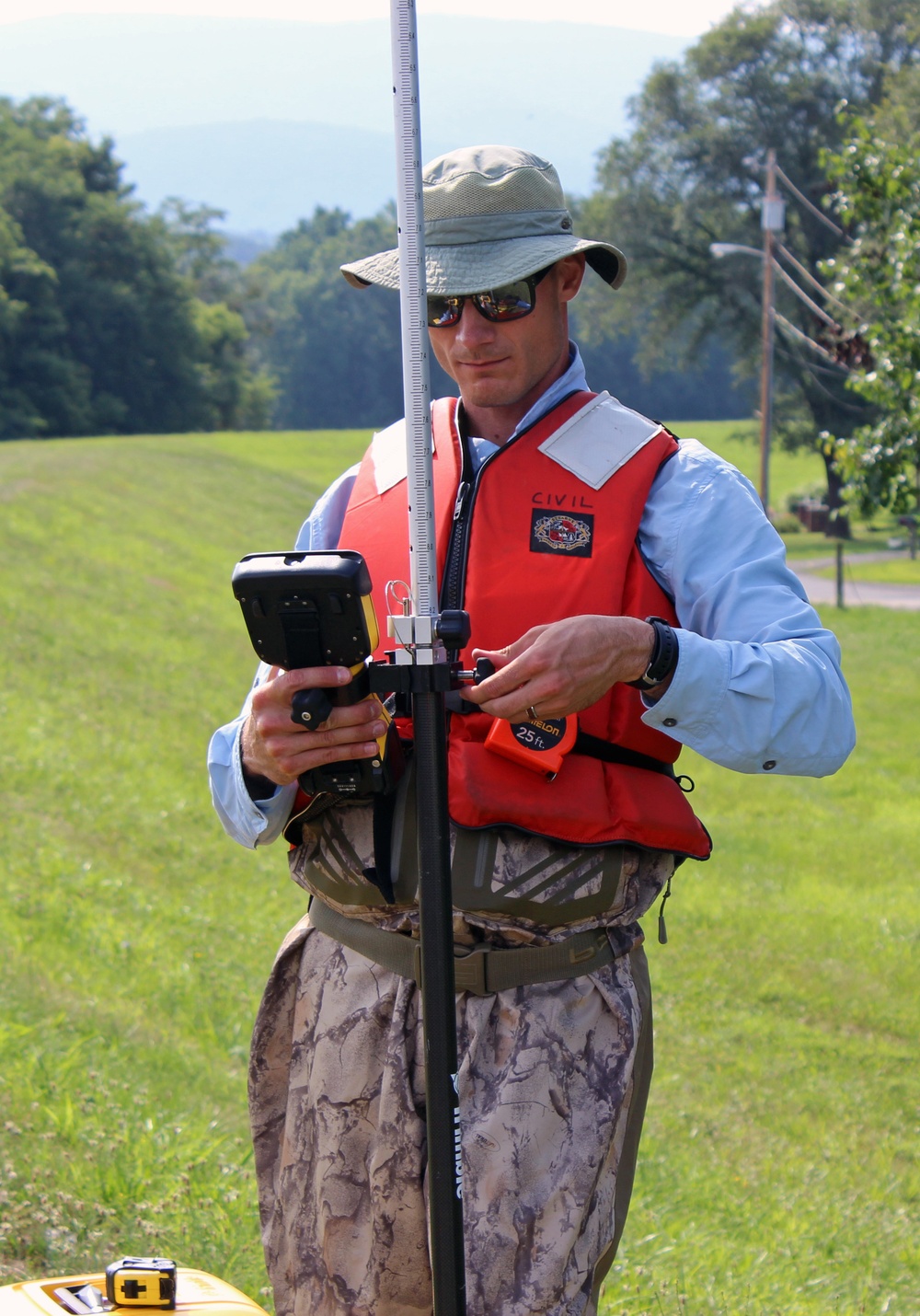 Army Corps performs channel survey in Moorefield, West Virginia