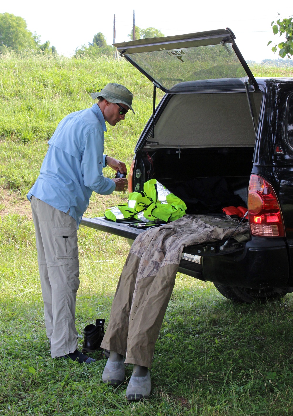 Army Corps performs channel survey in Moorefield, West Virginia