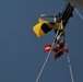 H.M.S. Hood signal flags fly on the Battleship Wisconsin