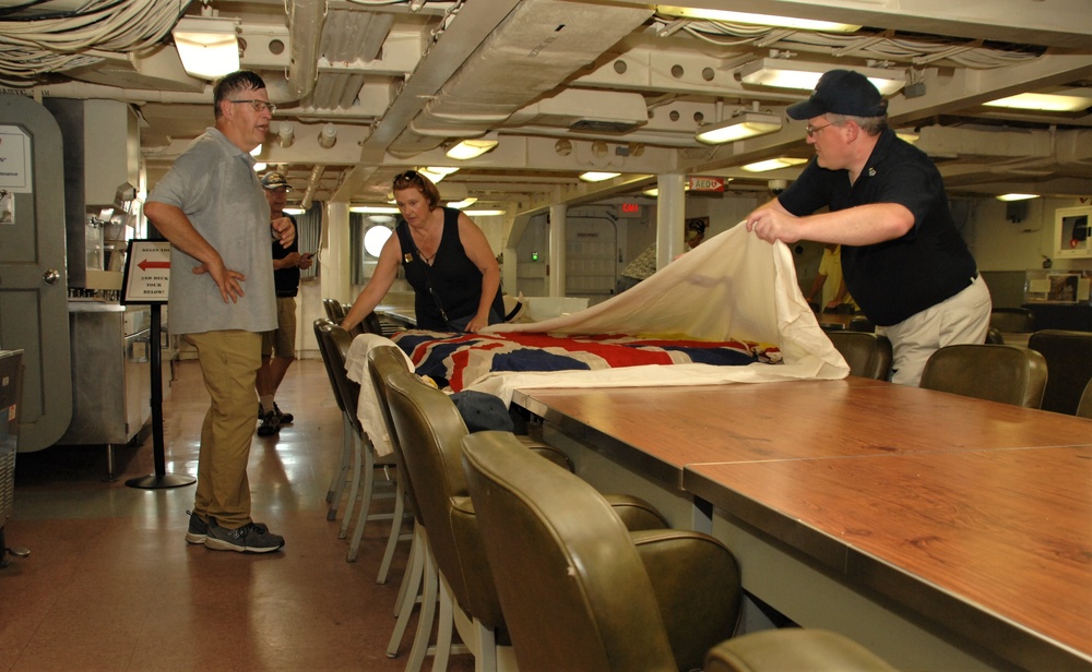 H.M.S. Hood Association aboard Battleship Wisconsin