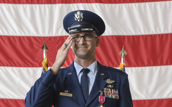 317th OG change of command ceremony