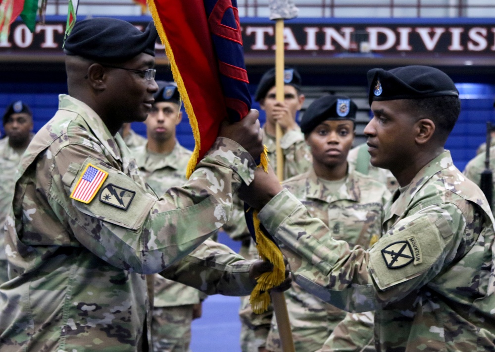 Bostic relinquishes responsibility as 10th HSTB command sergeant major