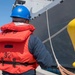 USS Makin Island Sailors Participate in Line Handling