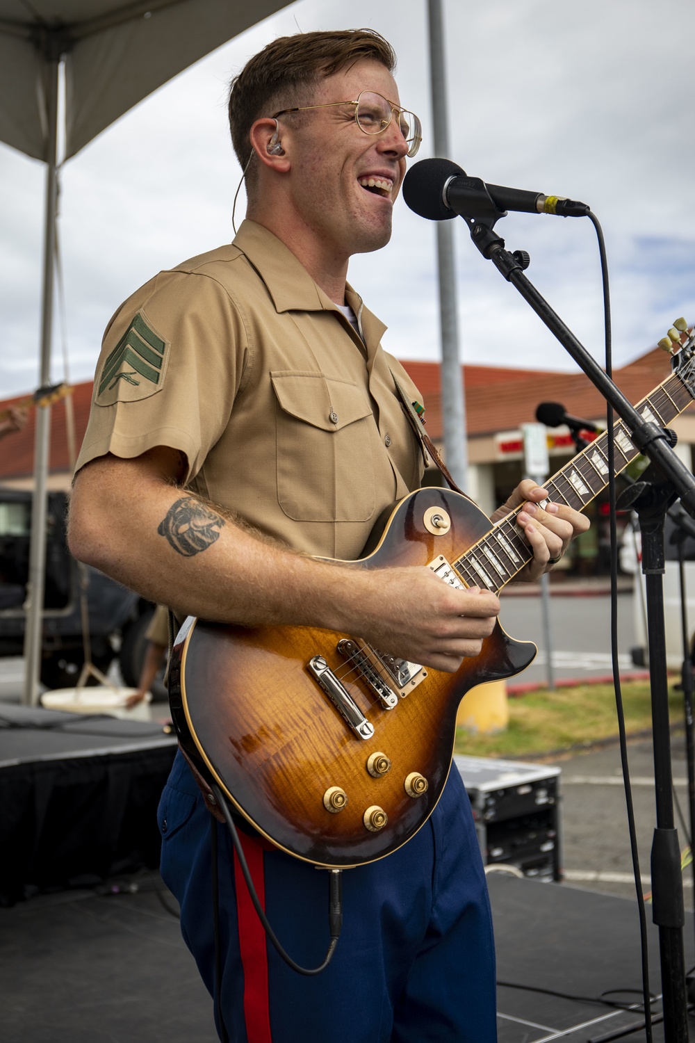 Kilo Kahunas perform at the Aikahi Park Shopping Center Family Safety Fair
