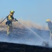 9th Civil Engineer Squadron fire department extinguish fire