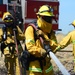 9th Civil Engineer Squadron fire department extinguish fire