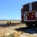 9th Civil Engineer Squadron fire department extinguish fire