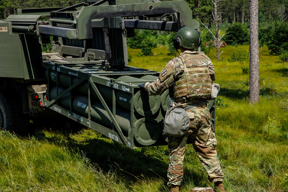 182nd Field Artillery Regiment Practices HIMARS Operations