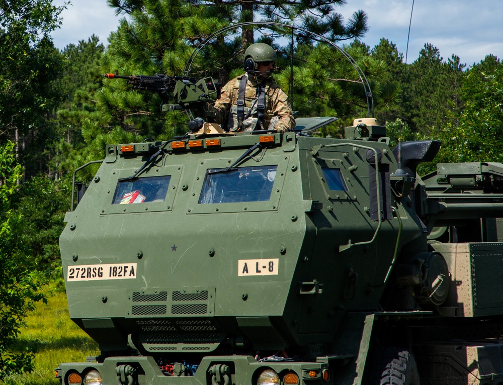 182nd Field Artillery Regiment Conducts HIMARS Operations