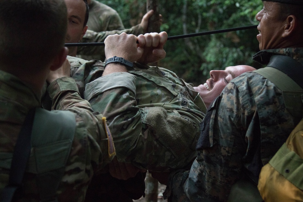 US soldiers trek through jungles with Guatemalan special forces
