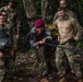 US soldiers trek through the jungle with Guatemala special forces
