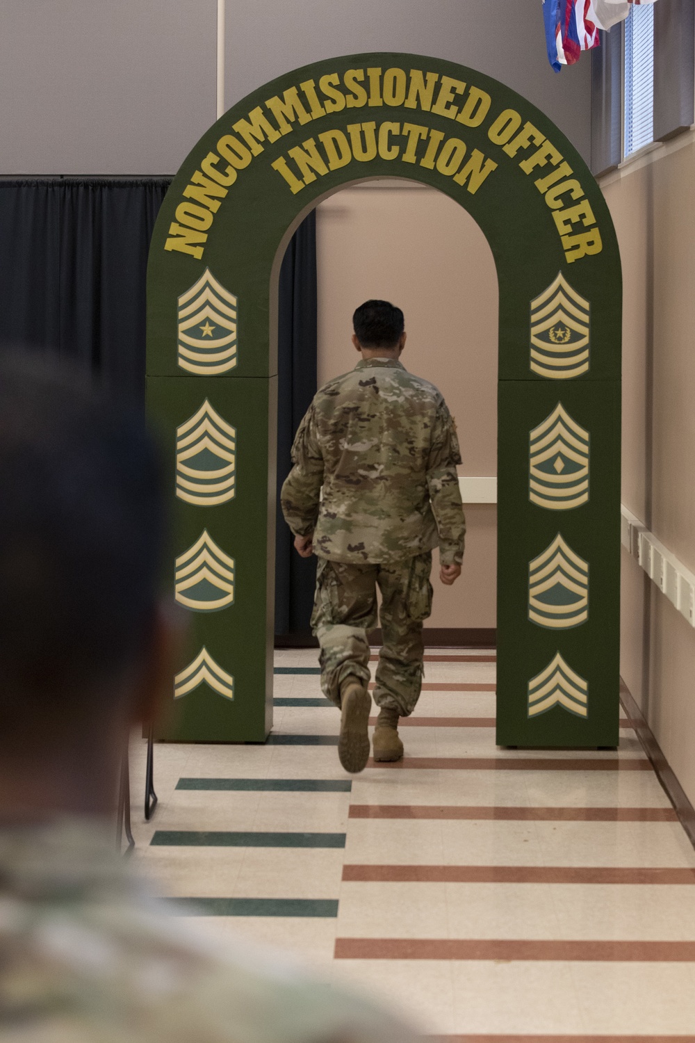 Soldiers celebrate induction into the noncommissioned officer corps