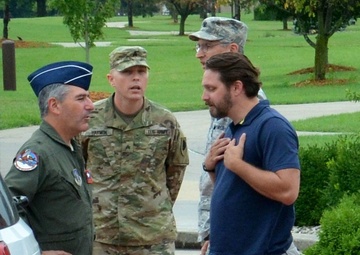 Senator Tammy Duckworth Military Legislative Assistant Visits 126th ARW