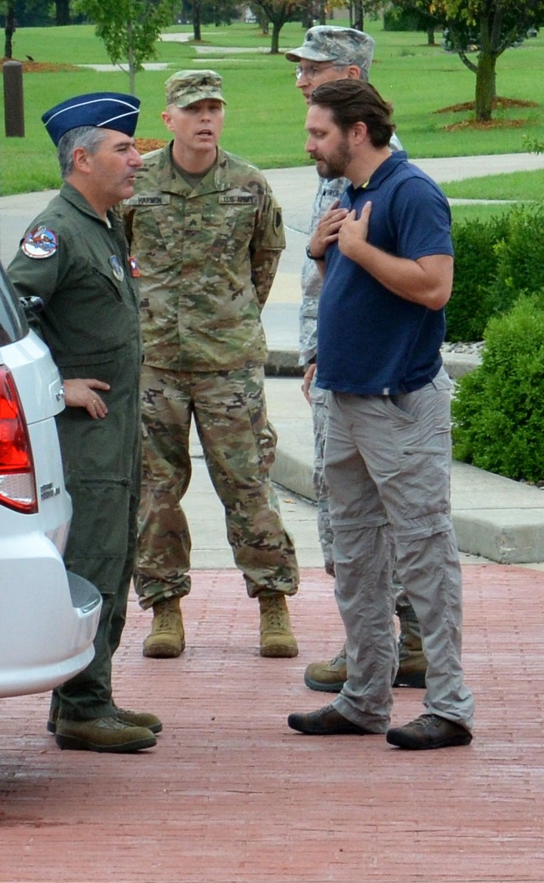Senator Tammy Duckworth Military Legislative Assistant Visits 126th ARW