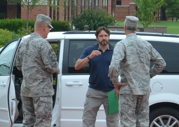 Senator Tammy Duckworth Military Legislative Assistant Visits 126th ARW