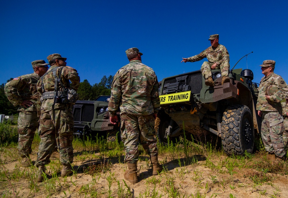 New vehicle tackles obstacle course