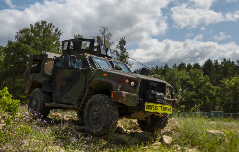 New vehicle tackles obstacle course