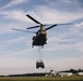 CH-47 Chinook carries a Ground Mobility Vehicle