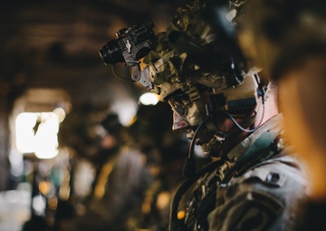 U.S. Army paratroopers prepare for air assault