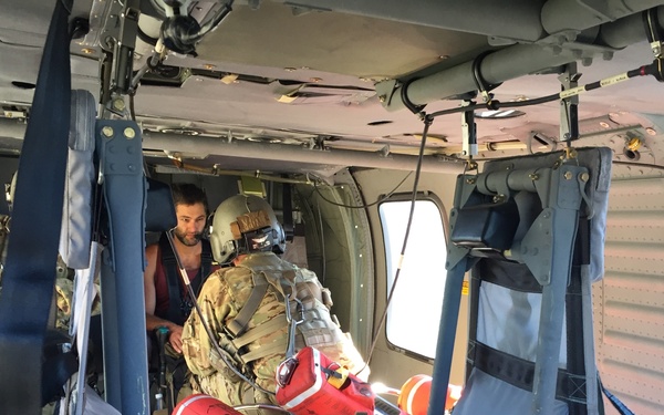 Cal Guard rescues missing hiker in Alpine County