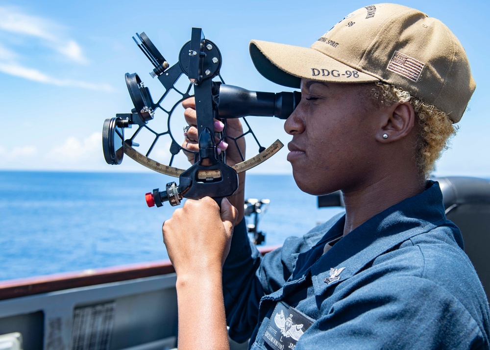 Forrest Sherman conducts COMPTUEX