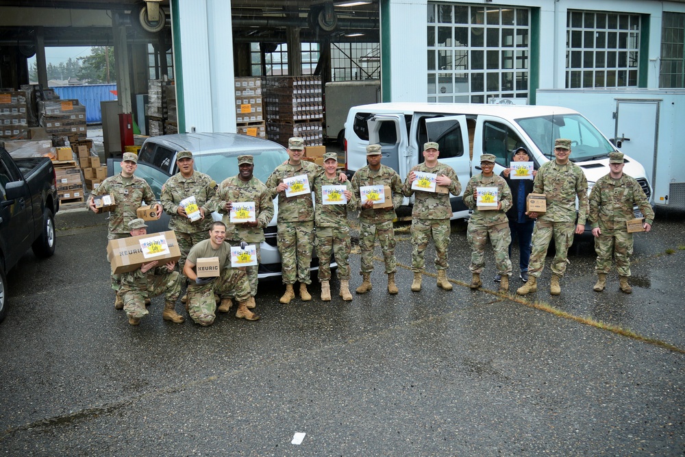 189th Combined Arms Training Brigade unit ministry team receives coffee donation