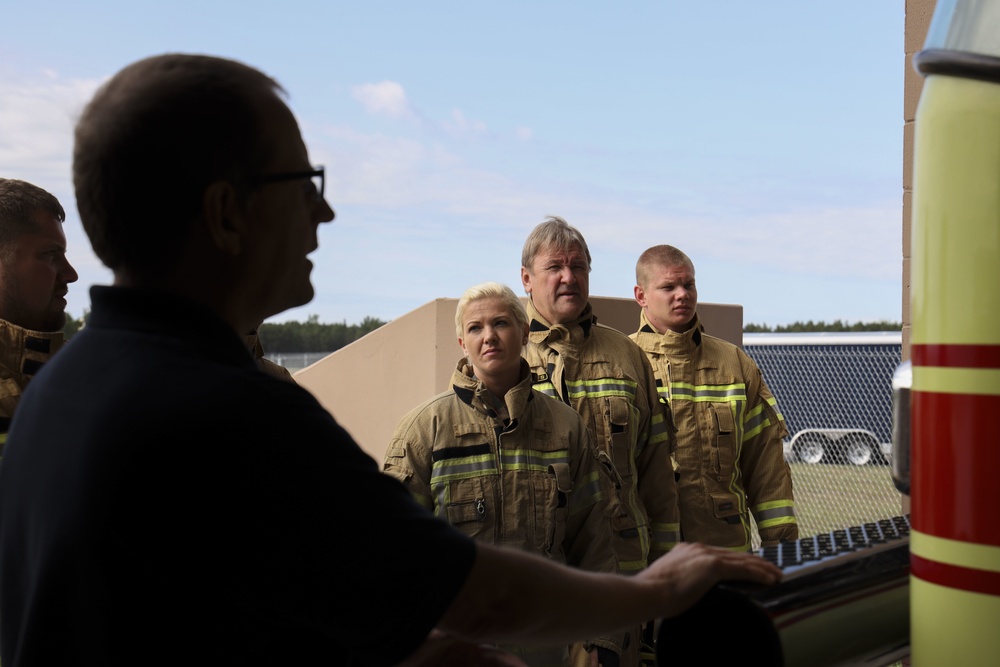 Latvian firefighters train with U.S. counterparts during Northern Strike 19