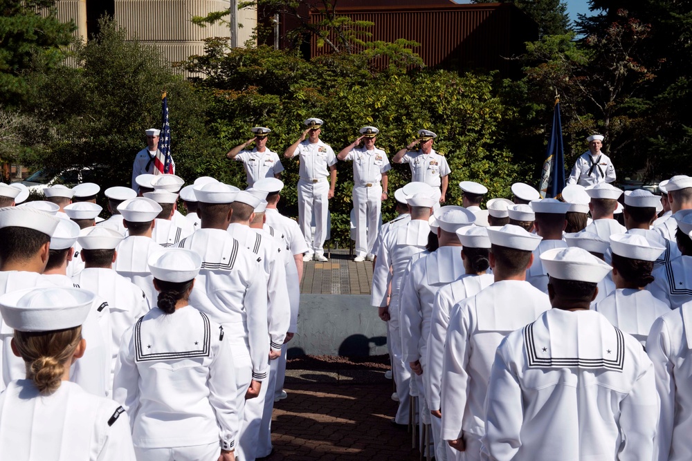 USS Michigan Blue Conducts Change of Command Ceremony