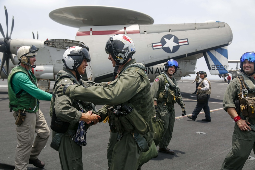 VAW 121 change of command ceremony.