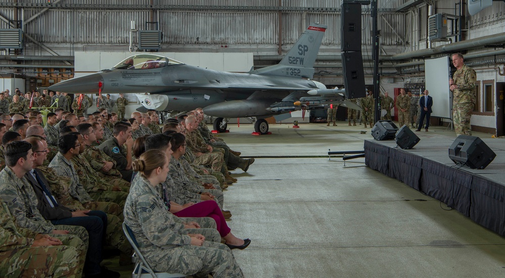 CSAF visits Spangdahlem Air Base