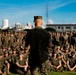 Maj. Gen. Rock Jr. bids farewell to the Marines of Headquarters and Support Battalion