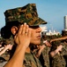 Maj. Gen. Rock Jr. bids farewell to the Marines of Headquarters and Support Battalion