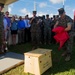 Maj. Gen. Rock Jr. bids farewell to the Marines of Headquarters and Support Battalion