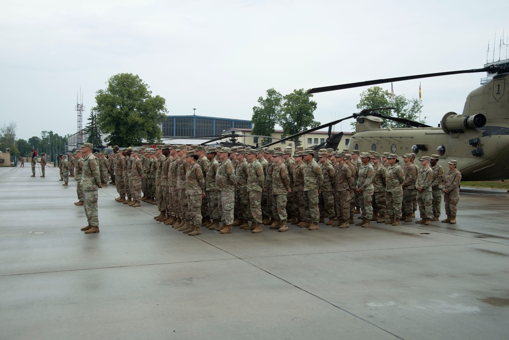 1st Combat Aviation Brigande Change of Command