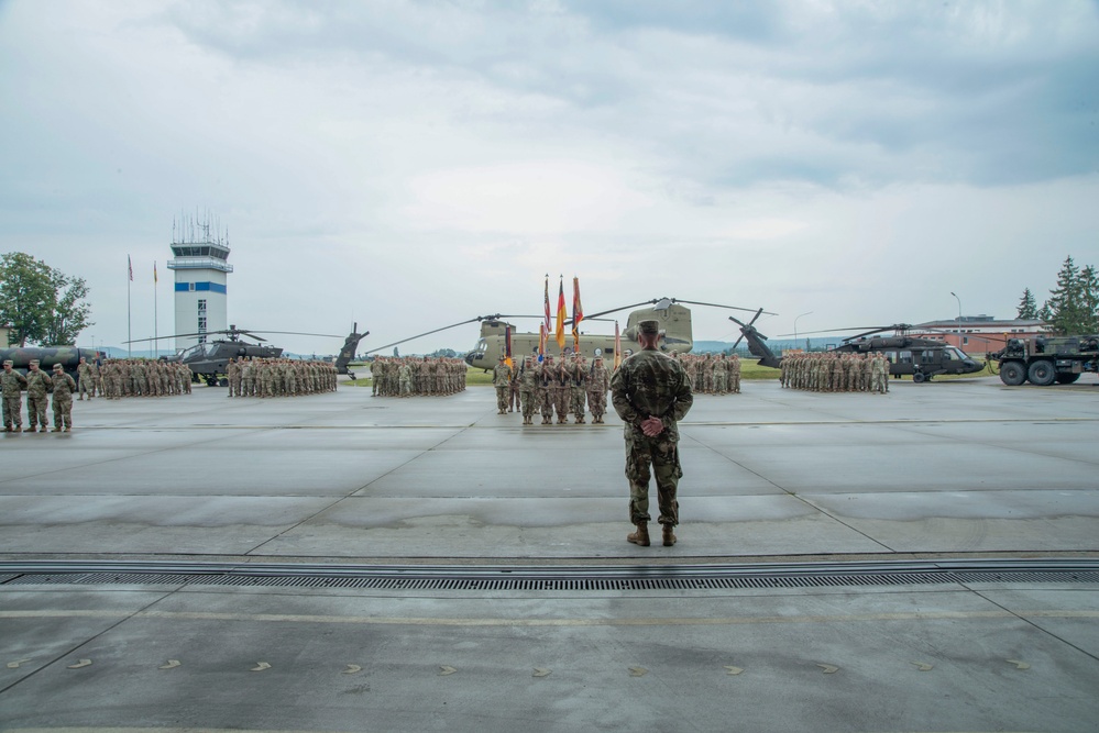 1st Combat Aviation Brigande Change of Command