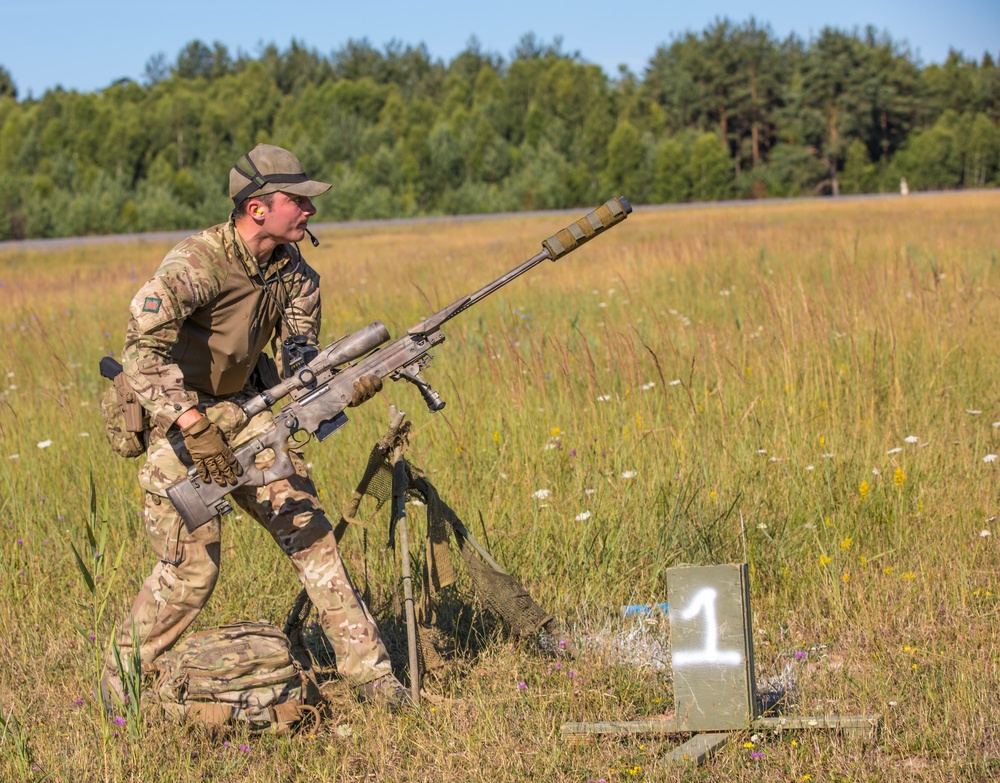 2019 European Best Sniper Team Competition: Stress Shoot