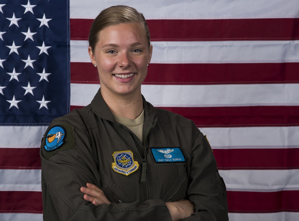 Staff Sgt. Emily Murray flight engineer