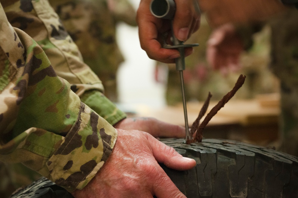 Soldiers participate in battle damage assessment exercise