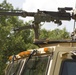Pfc. Justin Welch Mans Machine Gun