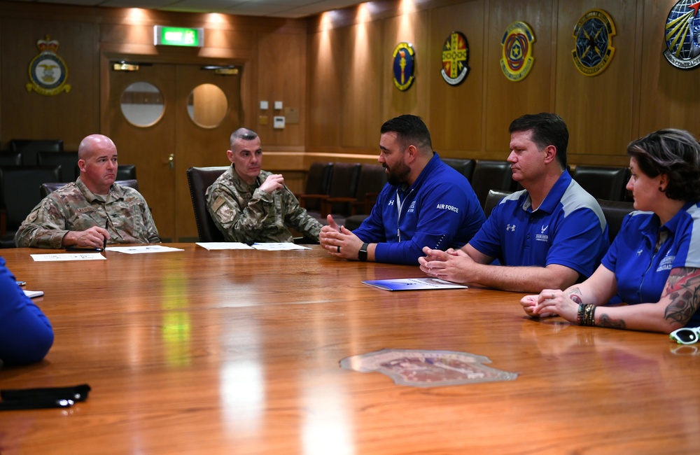 AF Wounded Warrior Program visits UK-stationed Airmen
